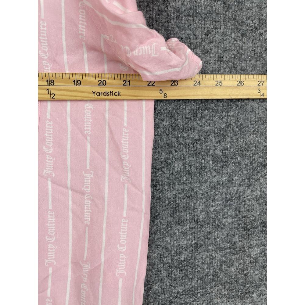 Juicy Couture Striped Short-Sleeve Notch Collar Shirt and Shorts Pajama Large - Picture 10 of 11